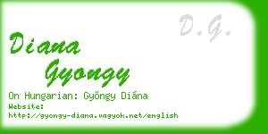 diana gyongy business card
